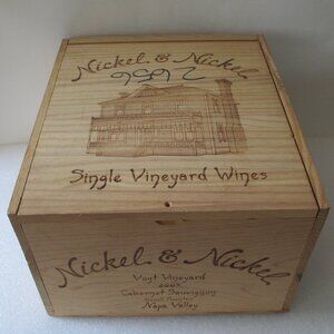 NICKEL & NICKEL WOOD WINE CRATE